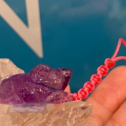 紫水晶吊墜(鼠)