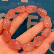 粉紅晶手串