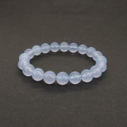 藍玉髓10mm圓珠手串