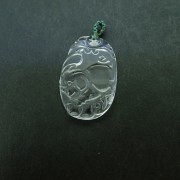 白水晶吊墜(豬)