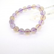 紫黃晶10mm圓珠手串