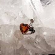 黃水晶/碧璽925吊墜