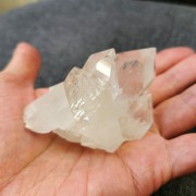 白晶簇擺件