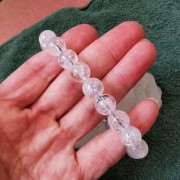 白阿賽斯特萊水晶手串 - 9.5mm