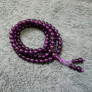 紫水晶7mm四圈手串/頸串