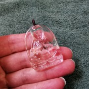 白水晶吊墜(觀音)