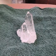 白晶簇擺件