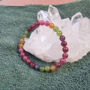 彩碧璽6.5mm手串