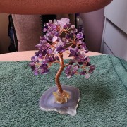 紫水晶晶樹擺件