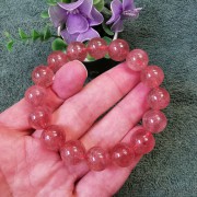 草莓12.5mm手串