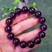 紫水晶14mm圓珠手串