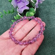 紫水晶7.5mm圓珠手串