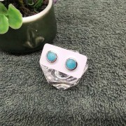 天河石925耳環