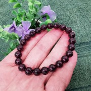 紅石榴石8mm圓珠手串