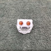 太陽石925耳環
