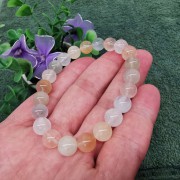 彩兔毛8.5mm圓珠手串