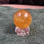 黃方解石水晶球 - 擺件