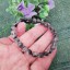 黑銀鈦髮晶7mm手串