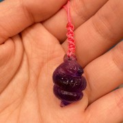 紫水晶吊墜(蛇)