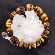 虎眼石桶珠手串 11MM