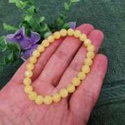 蜜蠟6.5mm圓珠手串