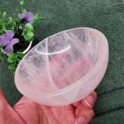 粉紅晶碗擺件