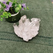 白晶簇擺件