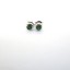 绿透辉925耳环-4mm