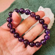 紫水晶11mm圆珠手串