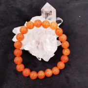Orange Agate Bracelet 9mm