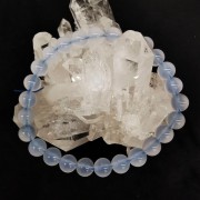 Blue Chalcedony 7.5-8mm Bracelet