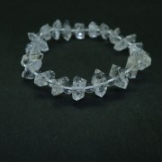 Diamond /Rock Crystal Quartz Bracelet