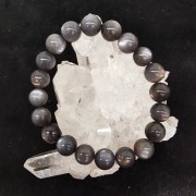 Black Backbone (Black Gold Sunstone) 9.5-10mm Bracelet
