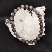 Black Backbone (Black Gold Sunstone) 7mm Bracelet