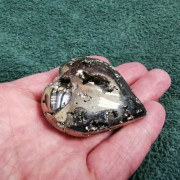 Pyrite Decoration - Heart