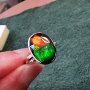 Ammolite 925 Ring