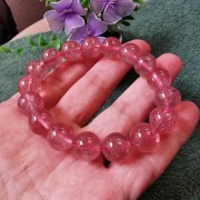 Strawberry Stone Bracelet - 12mm