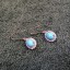 Filled Turquoise 925 Silver Earrings