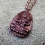 Icy Obsidian Pendant / Necklace - Akasagarbha
