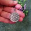 Gibeon Meteorite Pendant - 25mm (Flower of life)