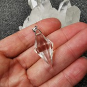 Rock Quartz Crystal Pendulum